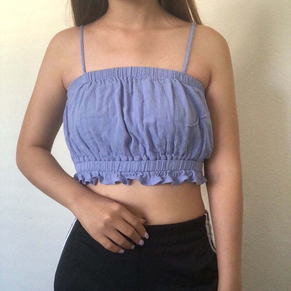 Holister Blue Crop Top